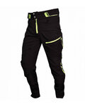HAVEN Długie spodnie kolarskie bez szelek - SINGLETRAIL LONG - zielony/czarny