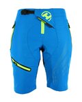 HAVEN Krótkie spodnie kolarskie bez szelek - ENERGY LADY - niebieski/żółty