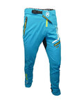 HAVEN Długie spodnie kolarskie bez szelek - ENERGIZER LONG  - zielony/niebieski
