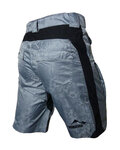 HAVEN Krótkie spodnie kolarskie bez szelek - WANDERER II - szary/czarny