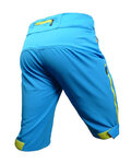 HAVEN Krótkie spodnie kolarskie bez szelek - SINGLETRAIL HMS - niebieski