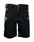 HAVEN Krótkie spodnie kolarskie bez szelek - CUBES BLACKIES - zielony/czarny