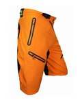 HAVEN Krótkie spodnie kolarskie bez szelek - ENERGIZER - pomarańczowy