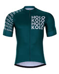 HOLOKOLO Koszulka kolarska z krótkim rękawem - SHAMROCK - zielony