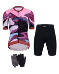 HOLOKOLO Kolarski mega zestaw - SUNSET ELITE LADY - kolorowy/różowy/czarny