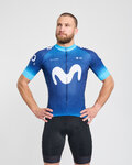 BONAVELO Koszulka kolarska z krótkim rękawem - MOVISTAR 2024 - niebieski