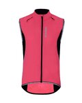 HOLOKOLO Kamizelka kolarska - WIND/RAIN LADY - różowy