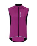 HOLOKOLO Kamizelka kolarska - WIND/RAIN LADY - fioletowy