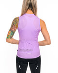 HOLOKOLO Koszulka kolarska bez rękawów - PURE LADY - fioletowy
