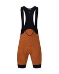 HOLOKOLO Krótka koszulka kolarska i spodenki - VICTORIOUS - brązowy