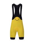 HOLOKOLO Krótka koszulka kolarska i spodenki - VICTORIOUS LADY - żółty