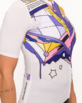 HOLOKOLO Koszulka kolarska z krótkim rękawem - FANTASY ELITE LADY - kolorowy/biały