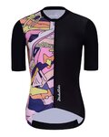HOLOKOLO Krótka koszulka kolarska i spodenki - ESCAPE ELITE LADY - kolorowy/czarny