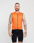 HOLOKOLO Koszulka kolarska bez rękawów - AIRFLOW - pomarańczowy
