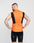 HOLOKOLO Koszulka kolarska bez rękawów - AIRFLOW - pomarańczowy