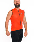 HOLOKOLO Koszulka kolarska bez rękawów - AIRFLOW - czerwony