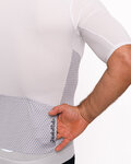 HOLOKOLO Koszulka kolarska z krótkim rękawem - INFINITY - biały