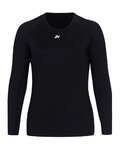 HOLOKOLO Kolarska koszulka z długim rękawem - SNUGGLE LADY - czarny