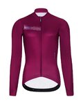 HOLOKOLO Zimowa koszulka kolarska z długim rękawem - VIBES LADY WINTER - różowy