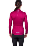 HOLOKOLO Zimowa koszulka kolarska z długim rękawem - VIBES LADY WINTER - różowy