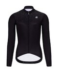 HOLOKOLO Zimowa koszulka kolarska z długim rękawem - STARLIGHT LADY WNT - czarny
