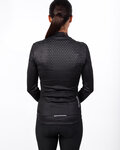 HOLOKOLO Zimowa koszulka kolarska z długim rękawem - STARLIGHT LADY WNT - czarny