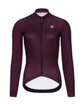 HOLOKOLO Zimowa koszulka kolarska z długim rękawem - STARLIGHT LADY WNT - fioletowy