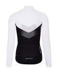 HOLOKOLO Koszulka kolarska z długim rękawem i spodnie - ARROW LADY WINTER - czarny/biały