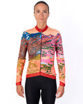 HOLOKOLO Zimowa koszulka kolarska z długim rękawem - FREE LADY WINTER - kolorowy