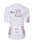 HOLOKOLO Koszulka kolarska z krótkim rękawem - MAAPPI II. ELITE L - kolorowy/biały