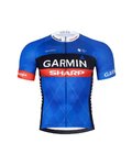 BONAVELO Krótka koszulka kolarska i spodenki - GARMIN SHARP - niebieski/czarny