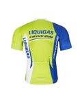 BONAVELO Kolarski mega zestaw - LIQUIGAS CANNONDALE - czarny/zielony/biały/niebieski