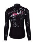HOLOKOLO Kolarska ocieplana kurtka - GRAFFITI LADY - czarny