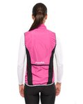 HOLOKOLO Kamizelka kolarska - WIND/RAIN LADY - różowy