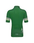 HOLOKOLO Krótka koszulka kolarska i spodenki - FLOW JUNIOR - czarny/zielony