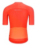 HOLOKOLO Krótka koszulka kolarska i spodenki - PERFORMANCE - pomarańczowy/czarny