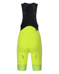 RIVANELLE Krótka koszulka kolarska i spodenki - MAAPPI ELITE LADY - żółty/biały