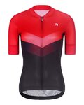 RIVANELLE Krótka koszulka kolarska i spodenki - ARROW II - czarny/czerwony