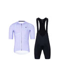 HOLOKOLO Krótka koszulka kolarska i spodenki - PASSION - niebieski/fioletowy