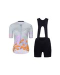 RIVANELLE Krótka koszulka kolarska i spodenki - SPIRIT  - kolorowy/czarny/szary
