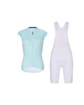 RIVANELLE Krótka koszulka kolarska i spodenki - FLAIR - niebieski