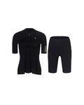 RIVANELLE Krótka koszulka kolarska i spodenki - GRACE - czarny