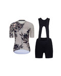 RIVANELLE Krótka koszulka kolarska i spodenki - BAROC - czarny/szary