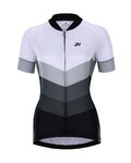 HOLOKOLO Koszulka kolarska z krótkim rękawem - NEW NEUTRAL LADY - biały/czarny