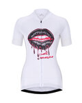 HOLOKOLO Krótka koszulka kolarska i spodenki - CASSIS LADY - kolorowy/biały