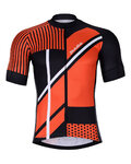 HOLOKOLO Koszulka kolarska z krótkim rękawem - TRACE - pomarańczowy/czarny
