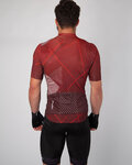 HOLOKOLO Koszulka kolarska z krótkim rękawem - SPARKLE - czerwony