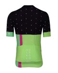 HOLOKOLO Krótka koszulka kolarska i spodenki - OPTIMISTIC ELITE - czarny/zielony