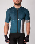HOLOKOLO Koszulka kolarska z krótkim rękawem - BRILLIANT ELITE - niebieski