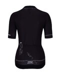 HOLOKOLO Koszulka kolarska z krótkim rękawem - PLAYFUL ELITE LADY - czarny